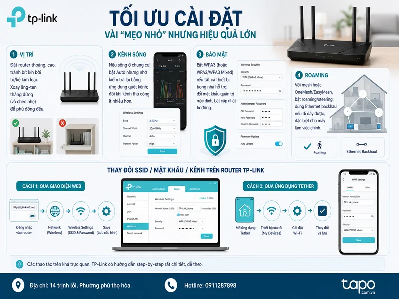 Tối ưu cài đặt: vài mẹo nhỏ nhưng hiệu quả lớn
