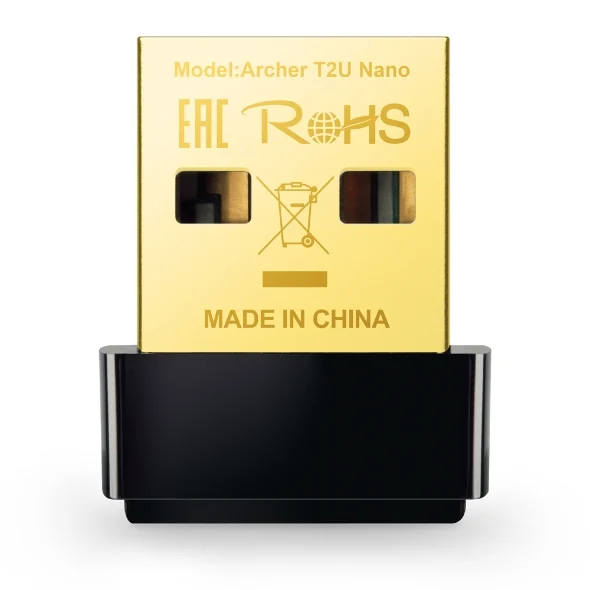 TP-Link Archer T2U Nano - Bộ Chuyển Đổi USB Nano Wi-Fi Băng Tần Kép AC600