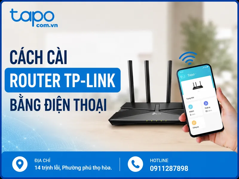 Cách cài router TP-Link bằng điện thoại