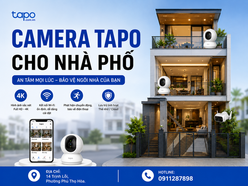 Camera Tapo cho nhà phố