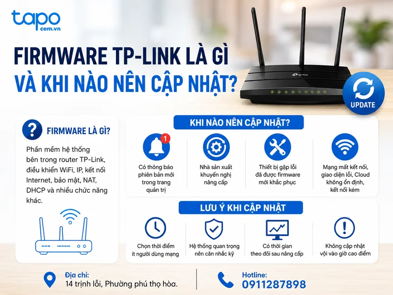 Firmware TP-Link là gì và khi nào nên cập nhật?
