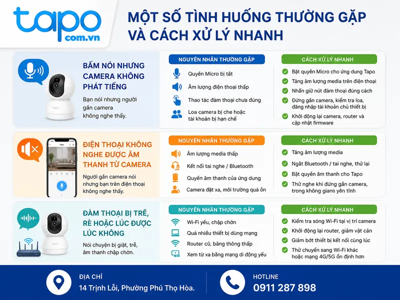 Một số tình huống thường gặp và cách xử lý nhanh