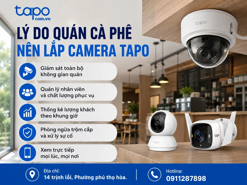 Những lỗi thường gặp khi lắp camera cho quán cà phê
