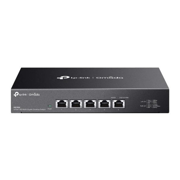 TP-Link Omada DS105X - Omada 5-Port 10G Multi-Gigabit Desktop Switch