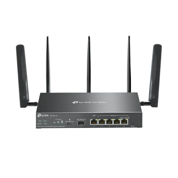 TP-Link Omada ER706W-4G - Omada 4G+ Cat6 AX3000 Gigabit VPN Router