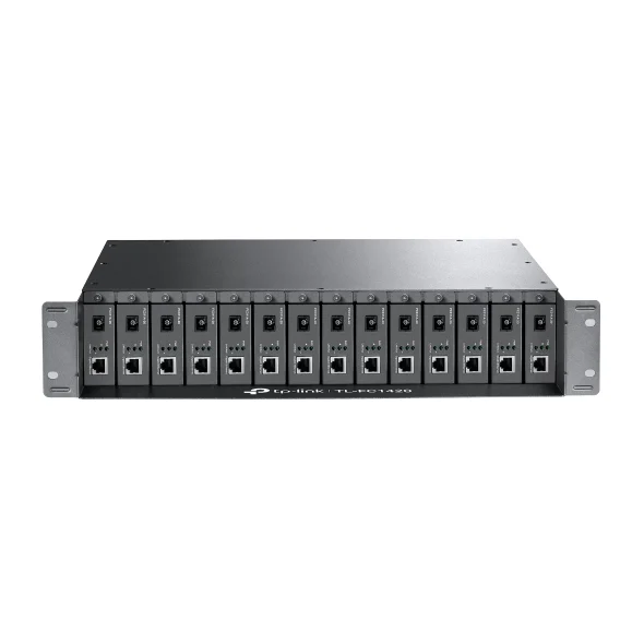 TP-Link Omada FC1420 - Khung Chuyển Đổi Phương Tiện 14 Khe