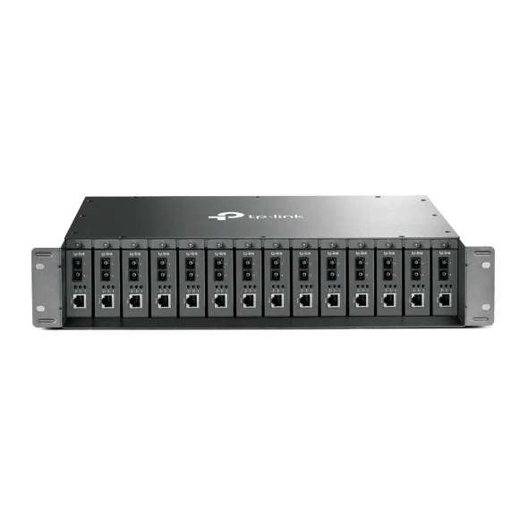 TP-Link Omada MC1400 - Khung Chuyển Đổi Phương Tiện 14 Khe