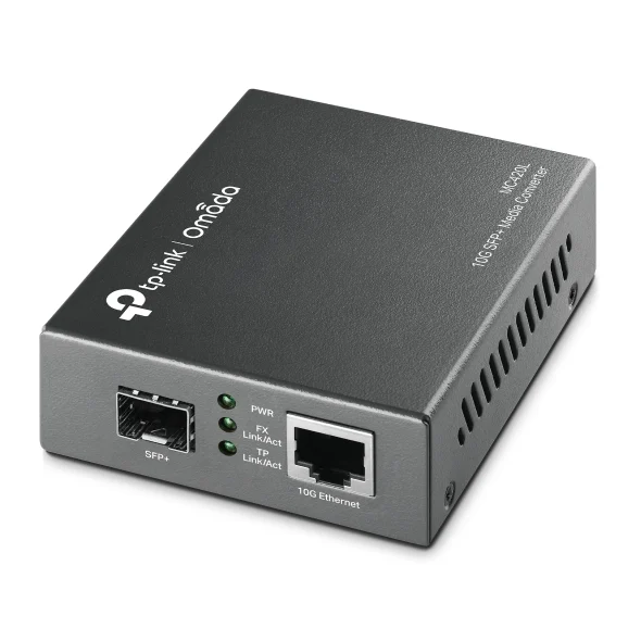 TP-Link Omada MC420L - Omada 10G Multi-Gigabit RJ45 to 10G SFP+ Slot Supporting MiniGBIC Modules