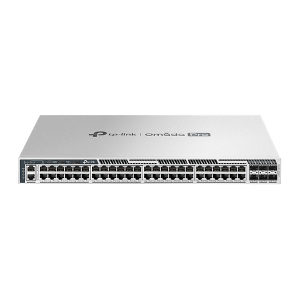TP-Link Omada S6500-48M6Y - Omada Pro 48-Port 2.5G Stackable L3 Managed Switch with 6 25G Slots