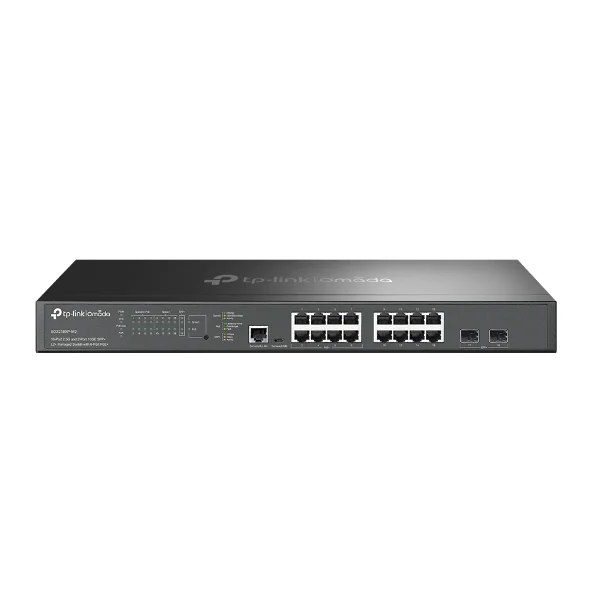 TP-Link Omada SG3218XP-M2 - Omada 16-Port 2.5GBASE-T and 2-Port 10GE SFP+ L2+ Managed Switch with 8-Port PoE+