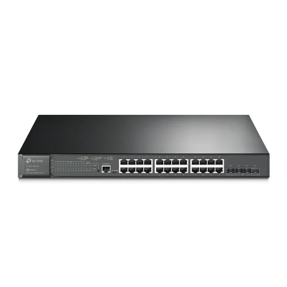TP-Link Omada SG3428XMP - Omada 24-Port PoE+ Gigabit L2+ Managed Switch with 4 10GE SFP+ Slots