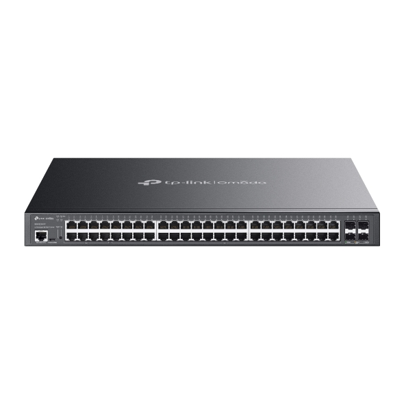 TP-Link Omada SG3452XMPP - Omada 48-Port Gigabit and 4-Port 10GE SFP+ L2+ Managed Switch with 40-Port PoE+ & 8-Port PoE++