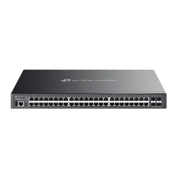 TP-Link Omada SG5452XMPP - Omada 48-Port Gigabit Stackable Lite L3 Managed PoE++ Switch with 4 10G Slots