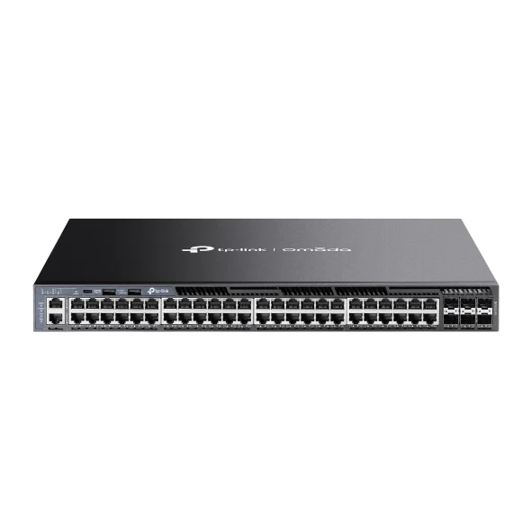TP-Link Omada SG6654X - Omada 48-Port Gigabit Stackable L3 Managed Switch with 6 10GE SFP+ Slots