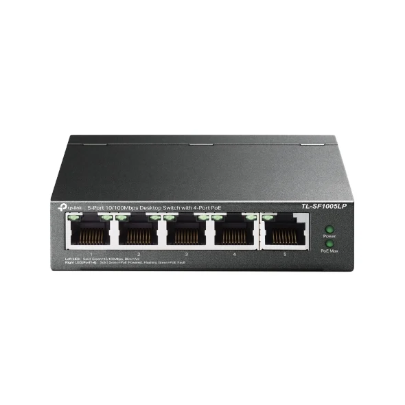 TP-Link TL-SF1005LP - Switch Máy Tính Để Bàn, 5 Cổng 10/100 Mbps với 4 Cổng PoE