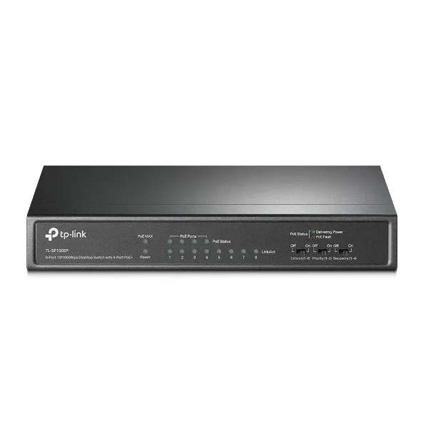 TP-Link TL-SF1008P - Switch Máy Tính Để Bàn, 8 Cổng 10/100 Mbps với 4 Cổng PoE+
