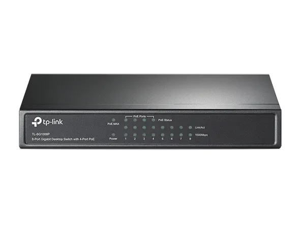 TP-Link TL-SG1008P - Switch 8 Cổng Gigabit 4 Cổng PoE+