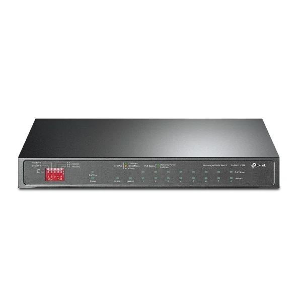 TP-Link TL-SG1210MP - Switch Máy Tính Để Bàn, 10 Cổng Gigabit với 8 Cổng PoE+