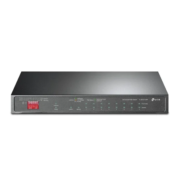TP-Link TL-SG1210MP - Switch Máy Tính Để Bàn, 10 Cổng Gigabit với 8 Cổng PoE+
