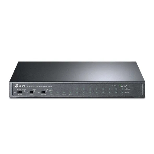 TP-Link TL-SL1311MP - Switch PoE+ 8 Cổng 10/100 Mbps, 3 Uplink Gigabit