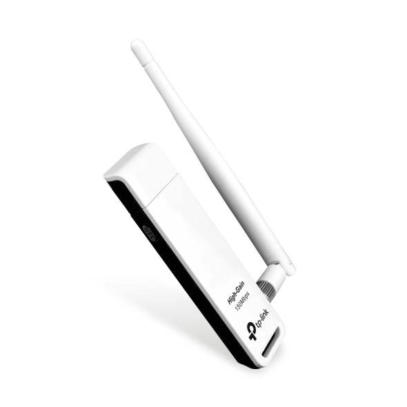 TP-Link TL-WN722N - Bộ Chuyển Đổi USB Wi-Fi Độ Lợi Cao 150Mbps