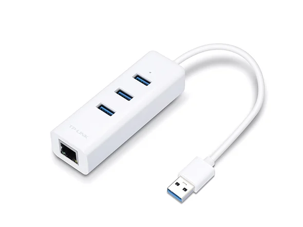 TP-Link UE330 - Bộ Chuyển Đổi Mạng USB 3.0 sang Gigabit Ethernet với 3 Cổng USB 3.0 Hub