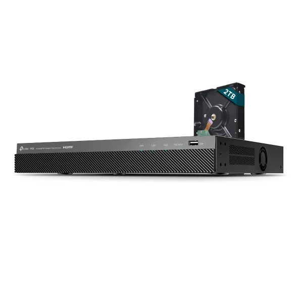 VIGI NVR2008H-8MP - 8 Channel PoE+ Network Video Recorder