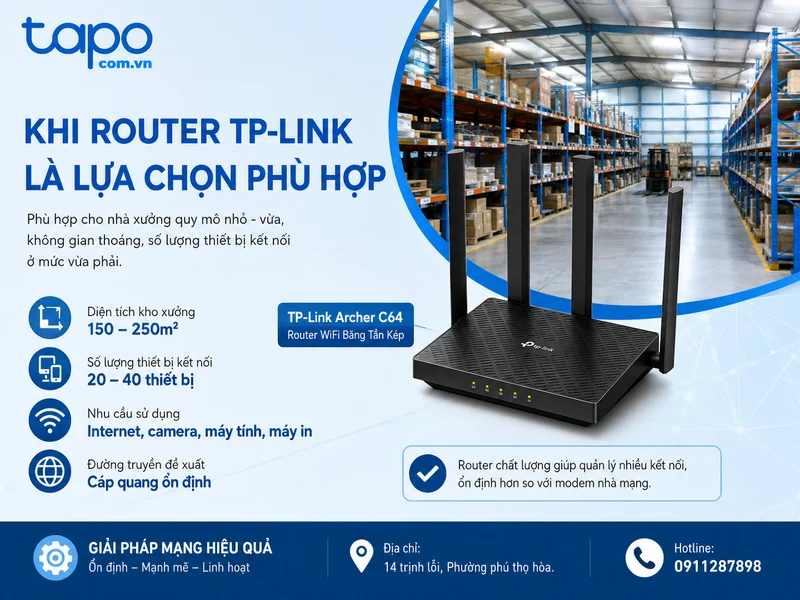 Khi router TP-Link là lựa chọn phù hợp