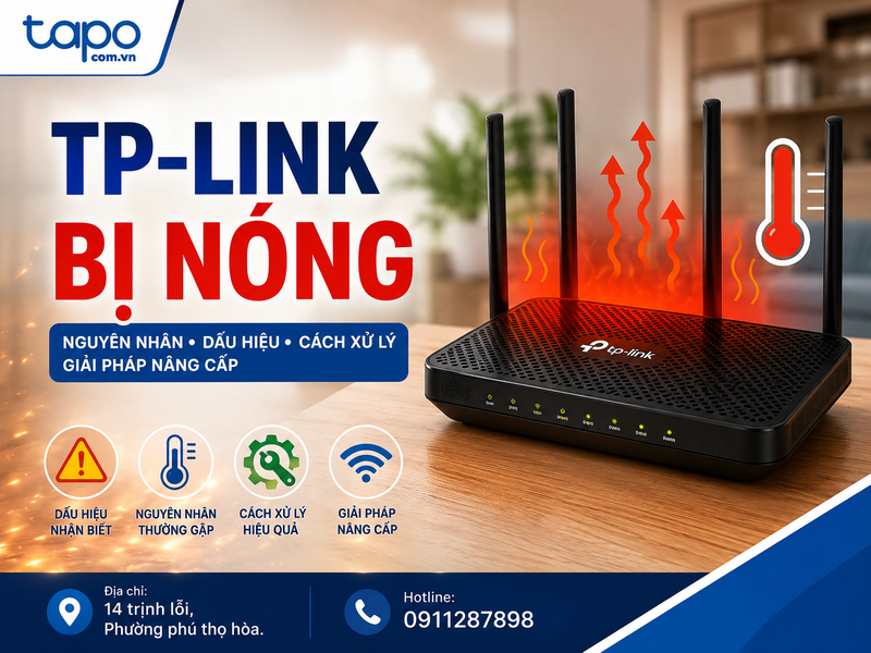 TP-Link bị nóng