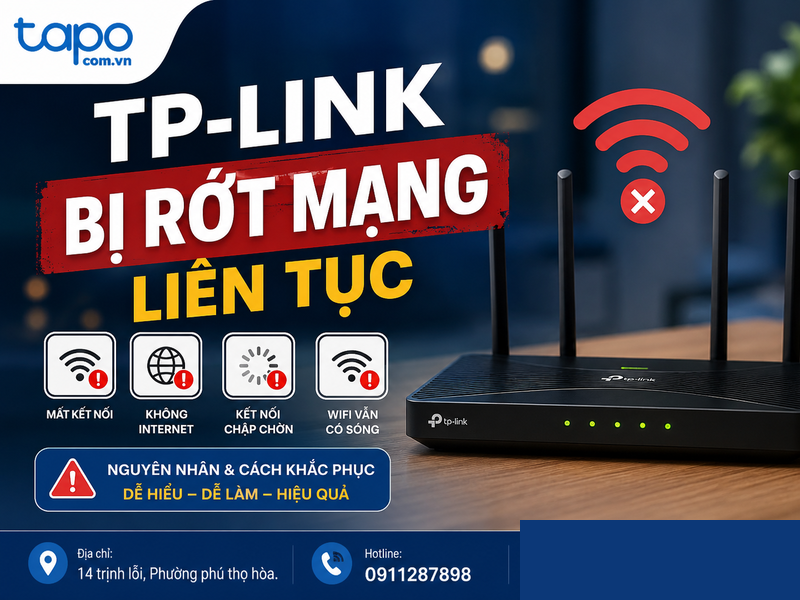 TP-Link bị rớt mạng liên tục