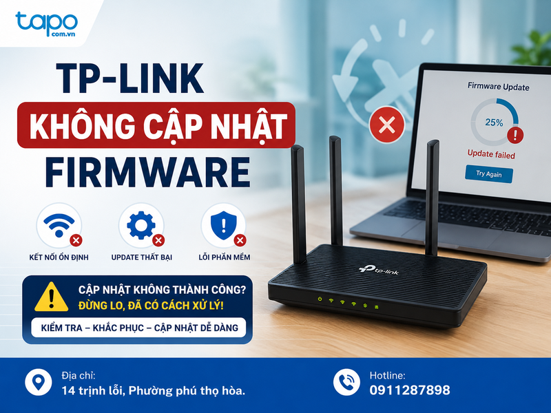 TP-Link không cập nhật firmware