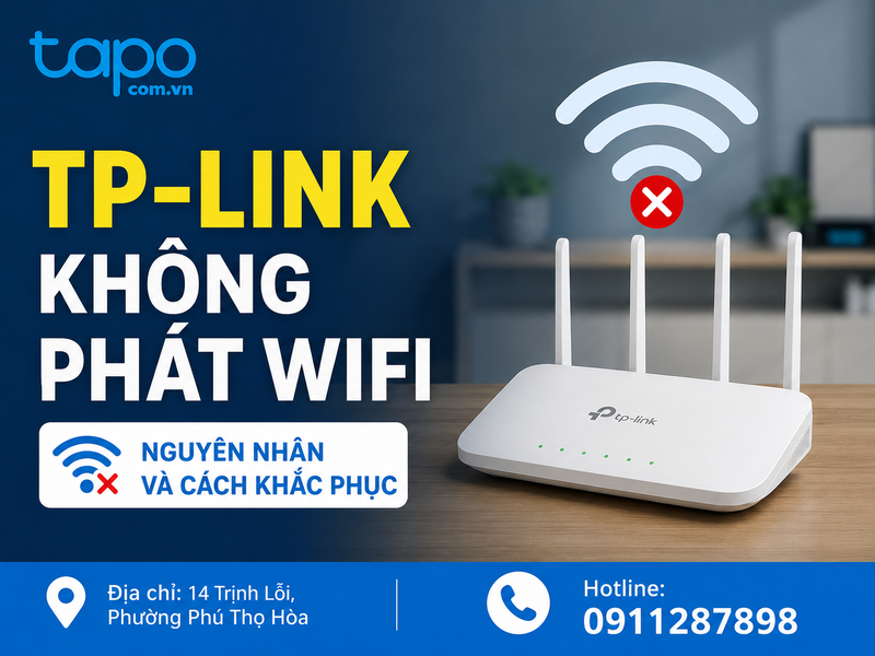 TP-Link không phát WiFi