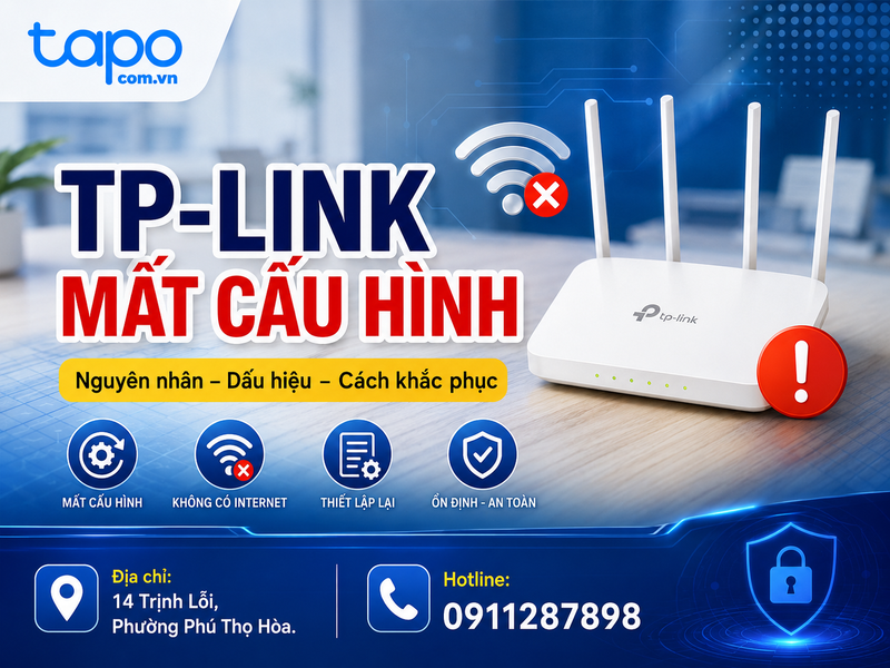 TP-Link mất cấu hình