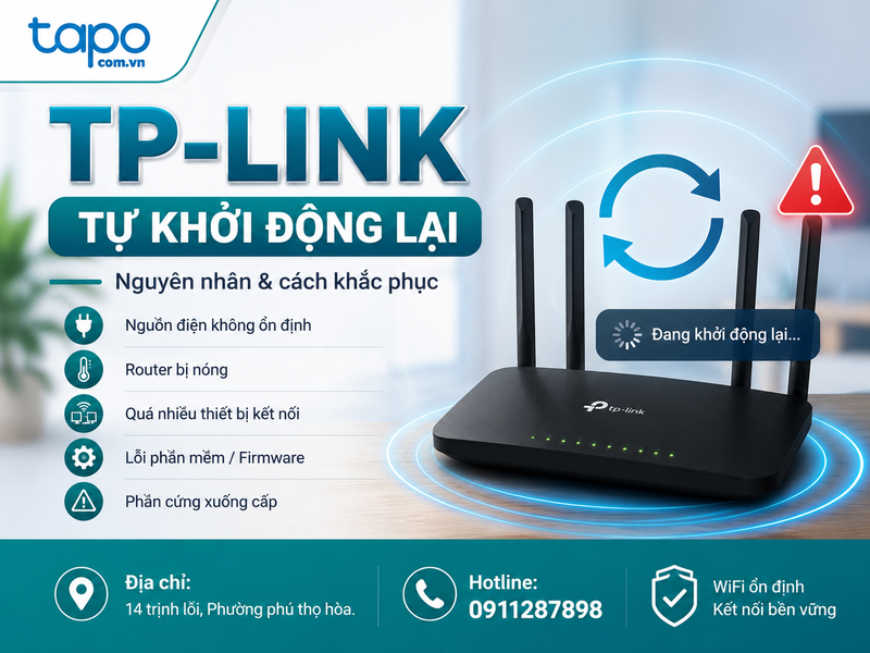 TP-Link tự khởi động lại
