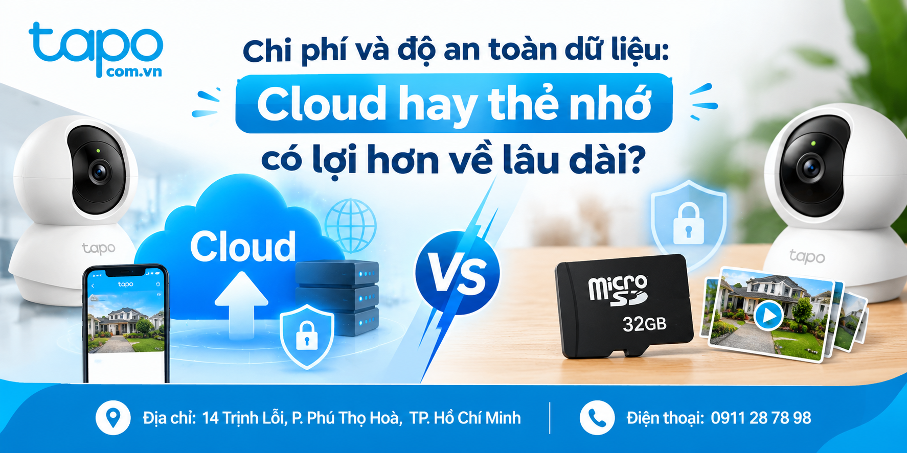 Chi phí và độ an toàn dữ liệu: Cloud hay thẻ nhớ có lợi hơn về lâu dài?