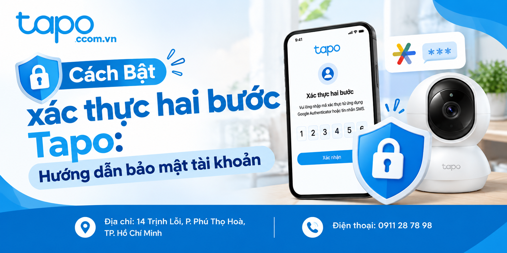 Cách Bật xác thực hai bước Tapo: Hướng dẫn bảo mật tài khoản