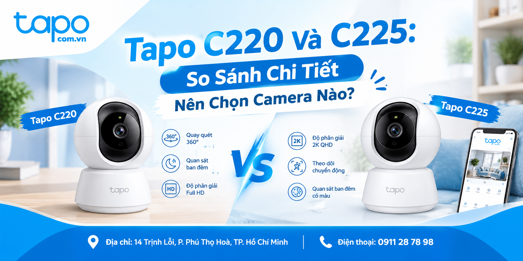 Tapo C220 Và C225: So Sánh Chi Tiết, Nên Chọn Camera Nào?