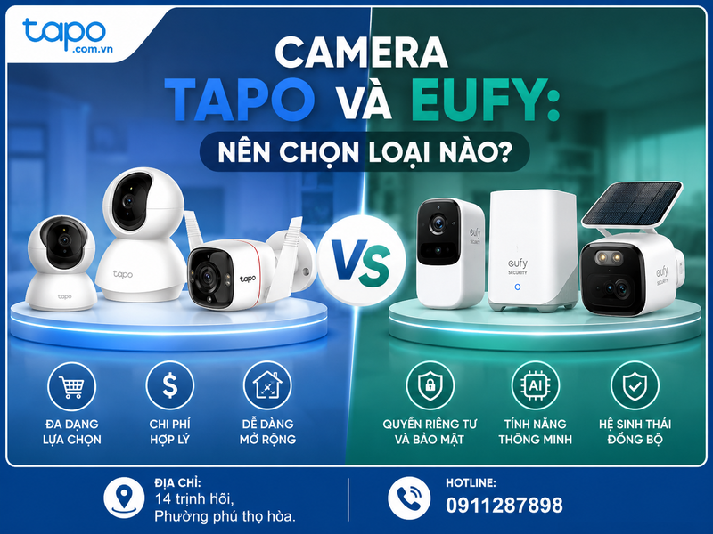 camera Tapo và Eufy