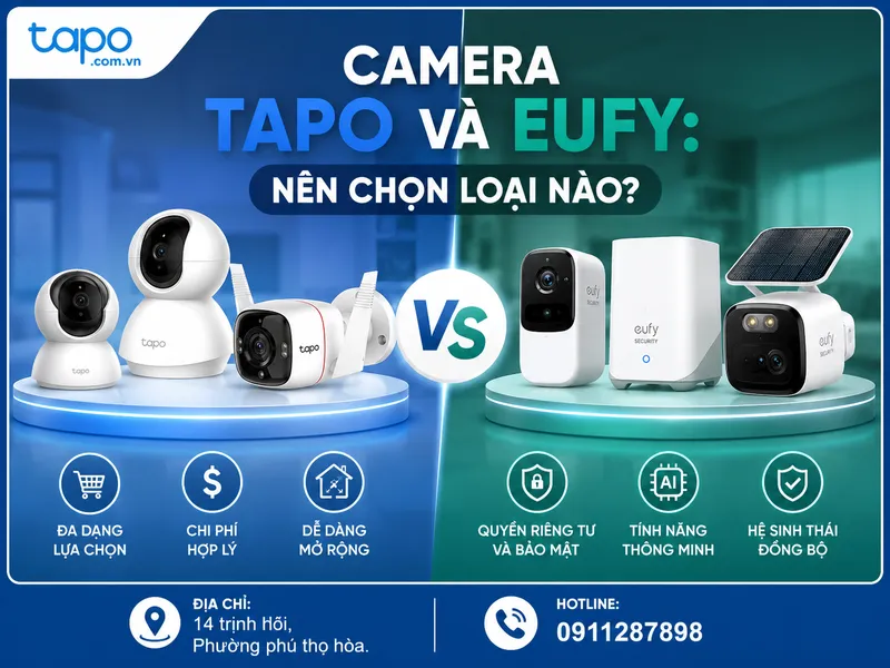 camera Tapo và Eufy