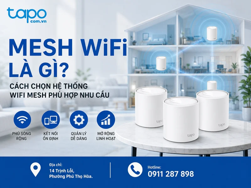 Mesh WiFi là gì? Cách chọn hệ thống WiFi Mesh phù hợp nhu cầu