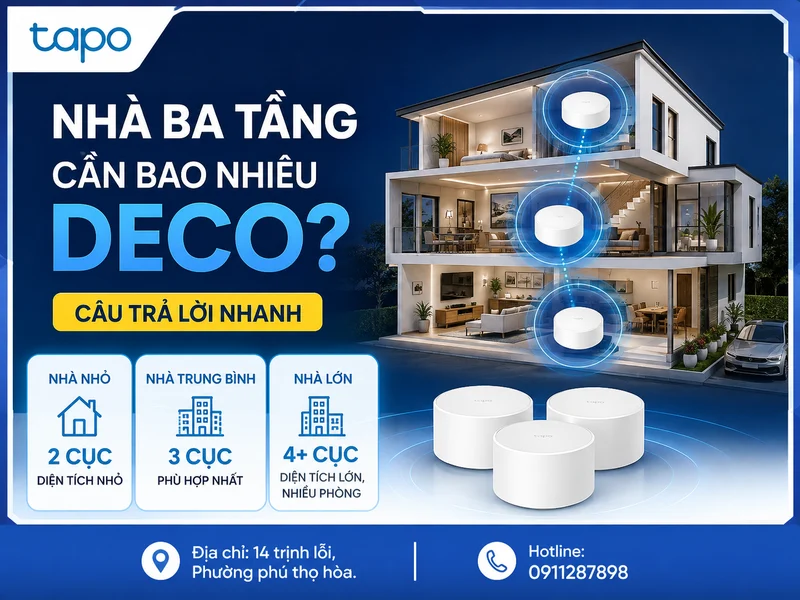 Nhà ba tầng cần bao nhiêu cục Deco? Câu trả lời nhanh