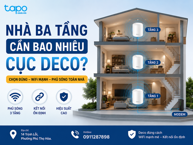 nhà ba tầng cần bao nhiêu cục Deco
