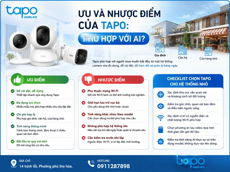Ưu và nhược điểm của Tapo: phù hợp với ai?