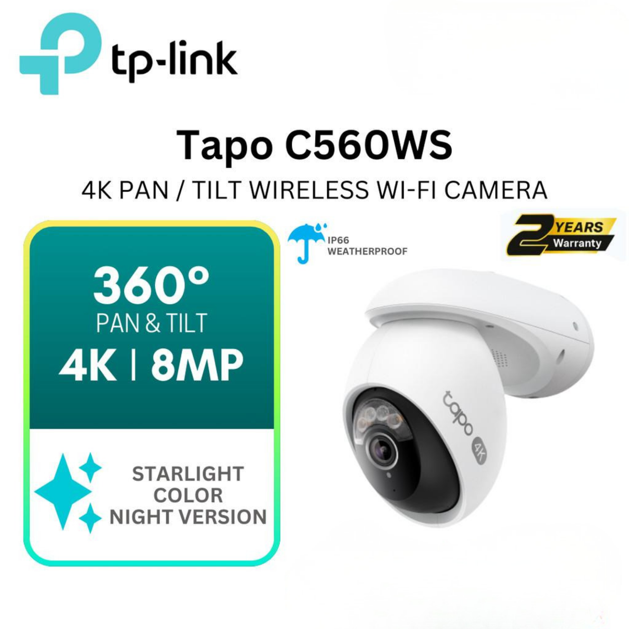 Camera Tapo 4K Tapo C560WS