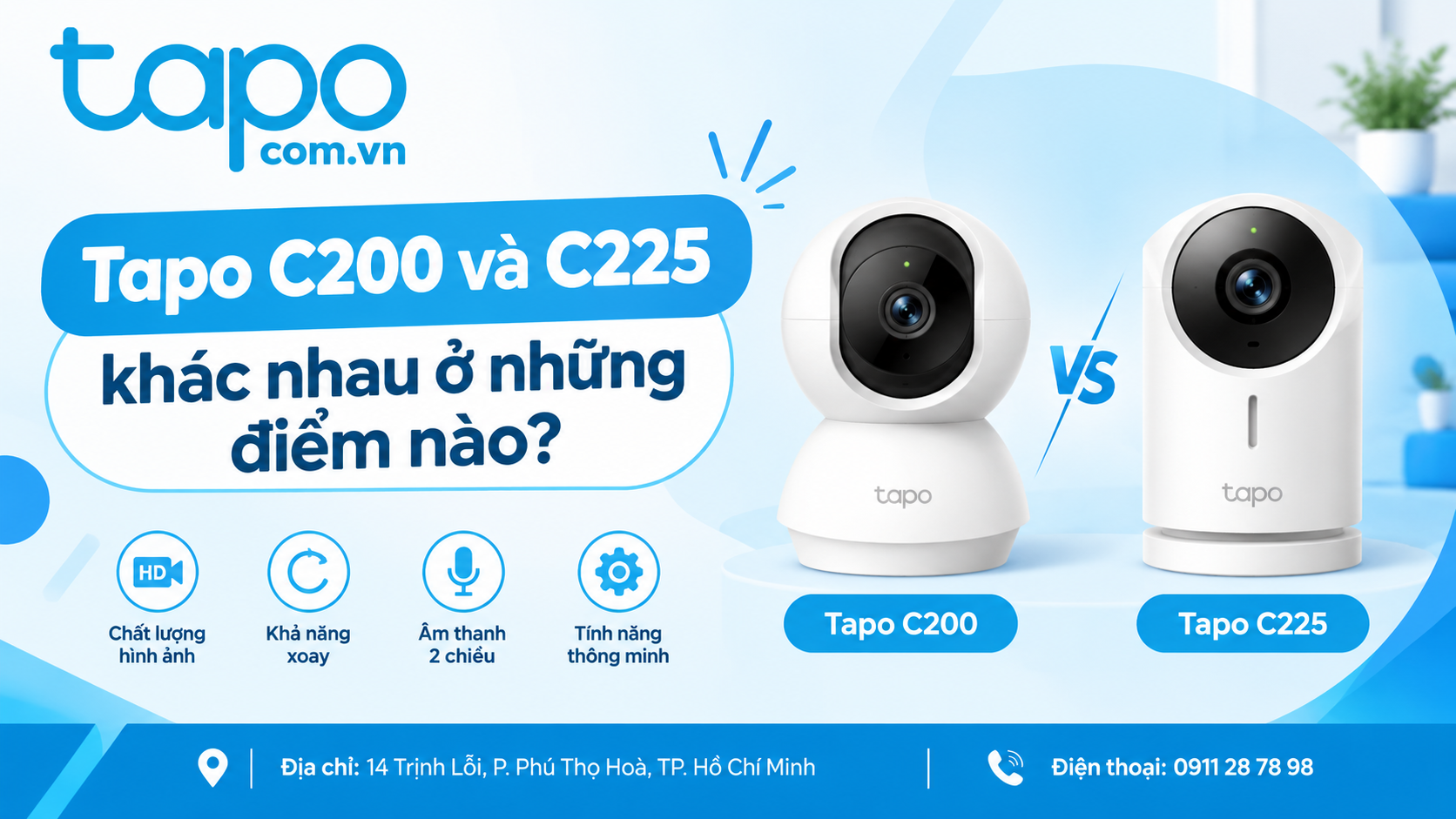 Tapo C200 và C225 khác nhau ở những điểm nào?