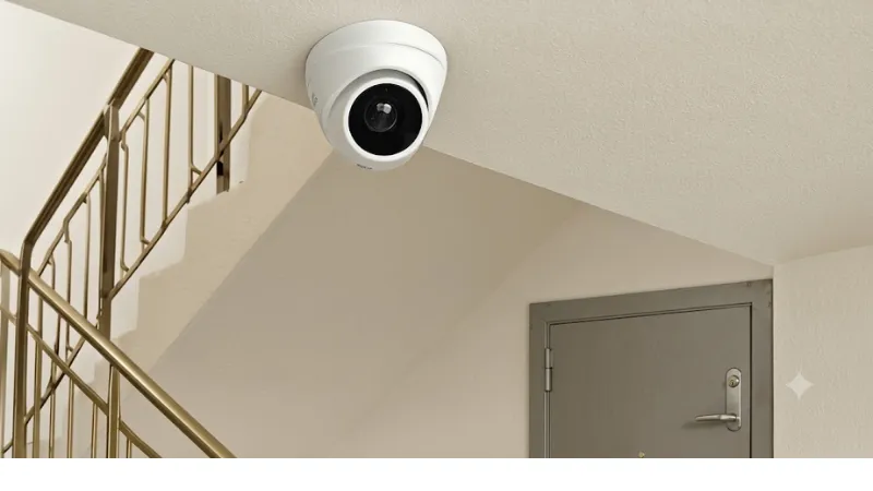 Camera Tapo lắp ở cầu thang là bố trí camera như thế nào?